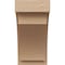 Ekena Millwork 12"W x 12"D x 24"H Wide Rivera Rough Cedar Woodgrain TimberThane Corbel, Primed Tan CORUR12X12X24RIVRCPR - alternate 3
